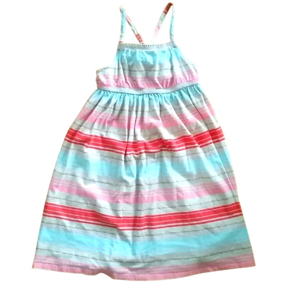Crazy 8 Girls Summer Sleeveless Striped Dress Size‎ 5